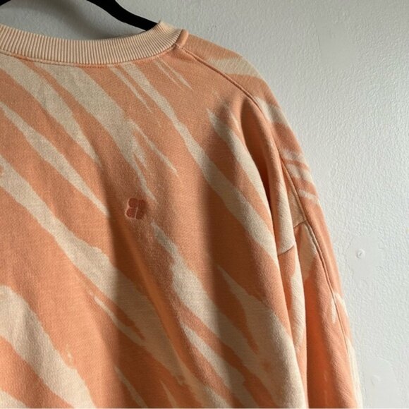 Sweaty Betty Orange Abstract Zebra Print Relaxed Sweatshirt - Picture 5 of 9